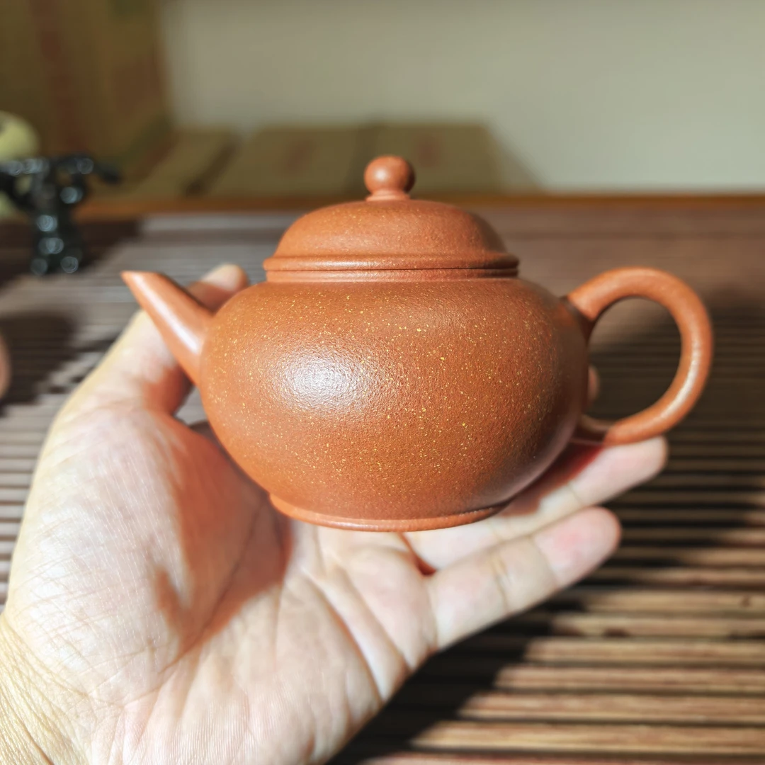 水平壶，黄龙山40目红降坡，精工半手180cc手制