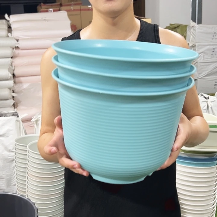 特价矮陶口30高21浅蓝色无托3只