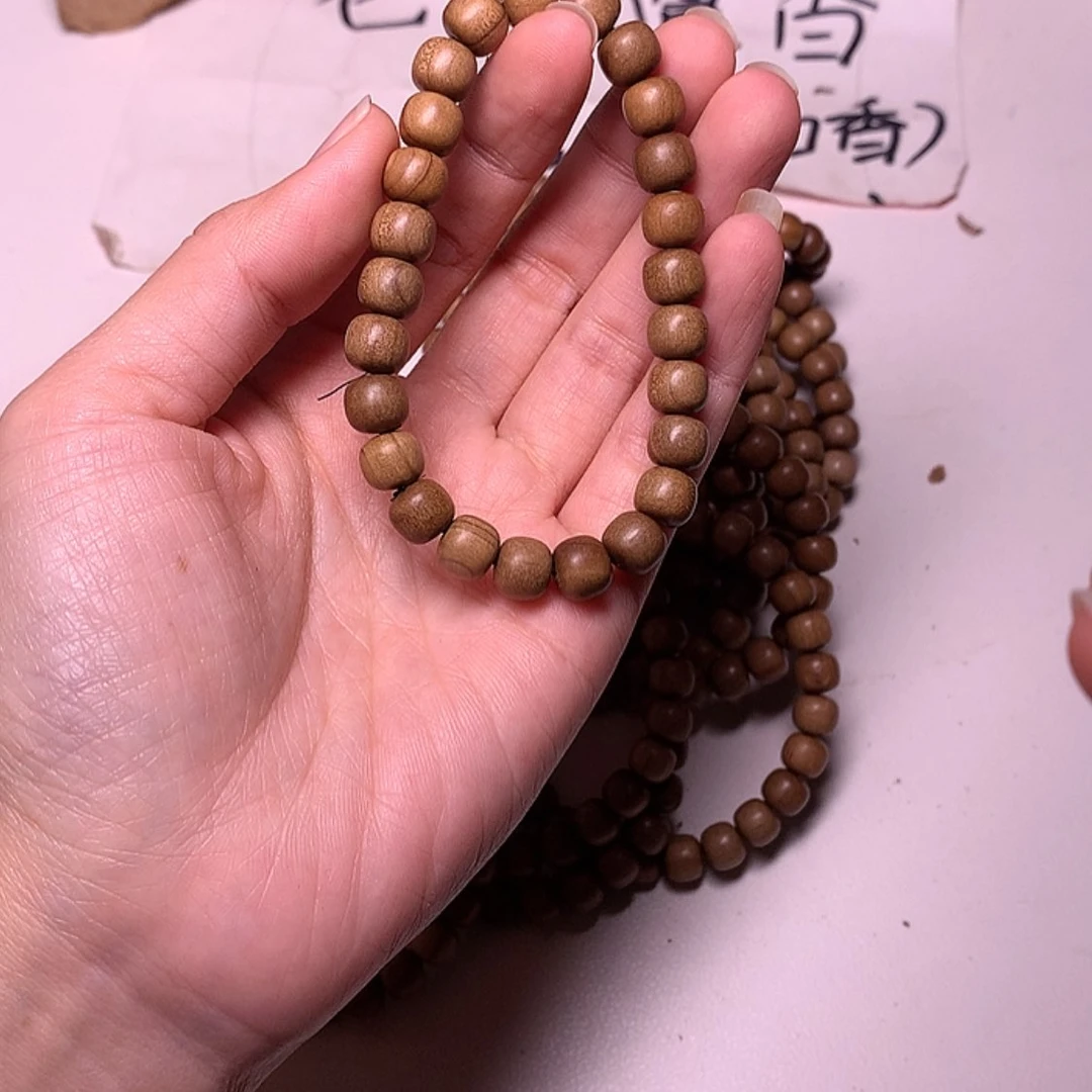【闪购商品】檀香木手串/手链檀香7/8单圈瑕疵