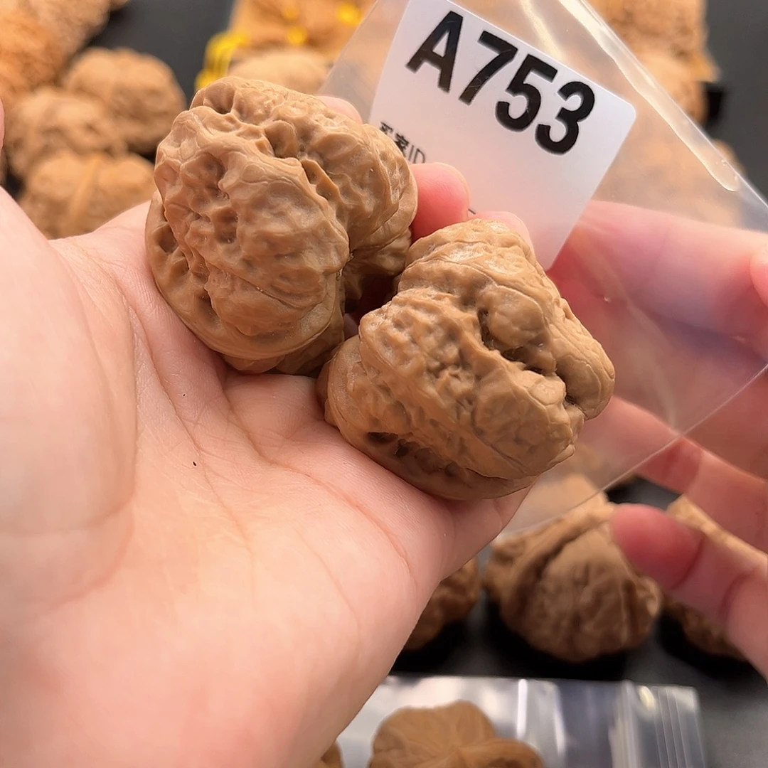 把件文玩核桃蛙蛙精品40肚44四开背