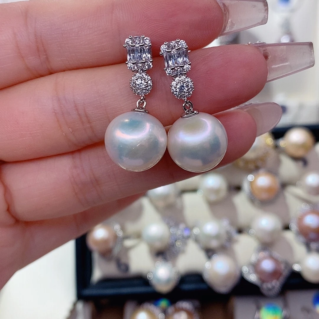 未镶嵌淡水珍珠耳饰