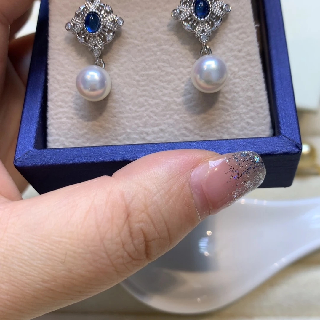 未镶嵌淡水珍珠耳饰