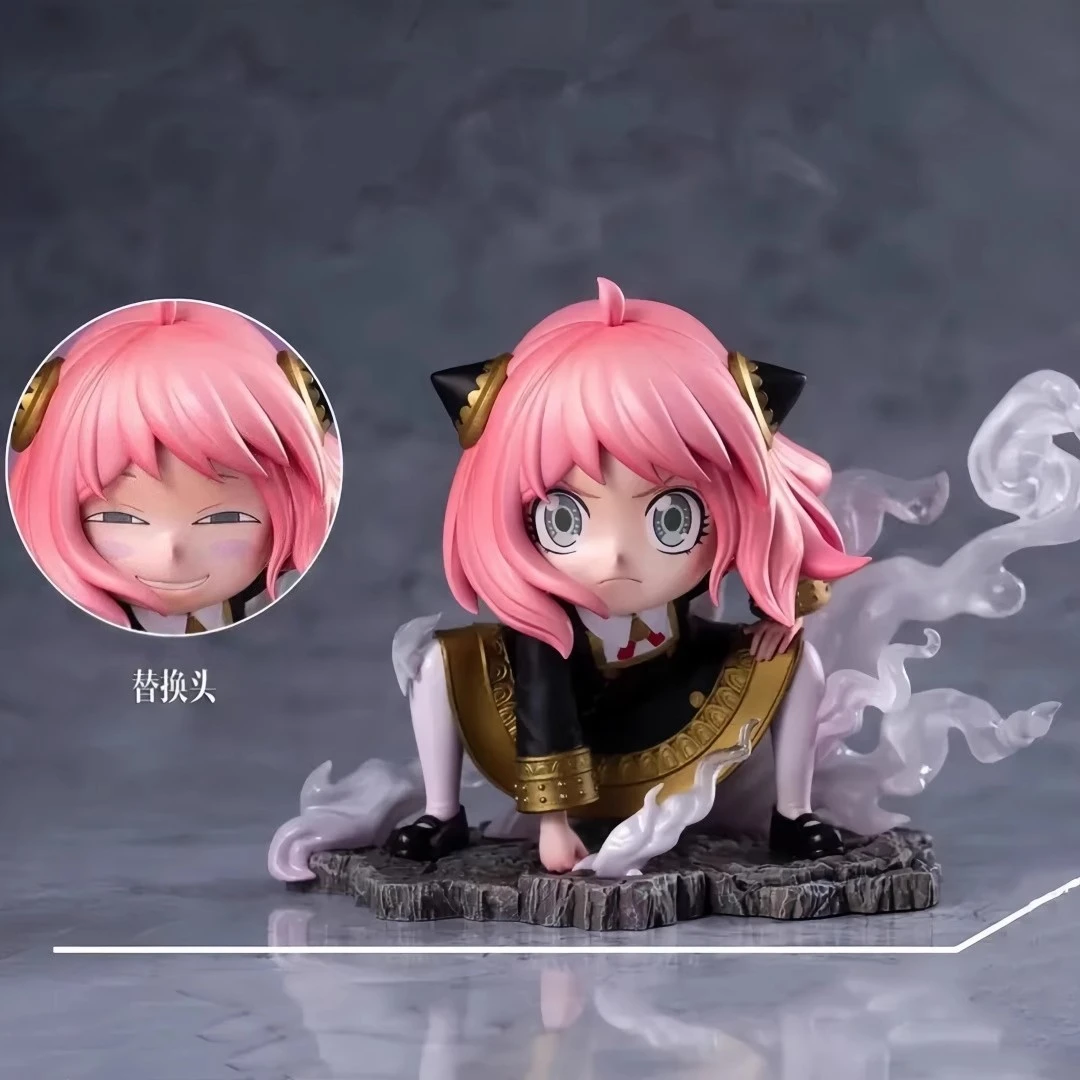 间谍过家家阿尼亚COS路飞二档蹲姿阿妮亚模型雕像盒装阿尼亚手办