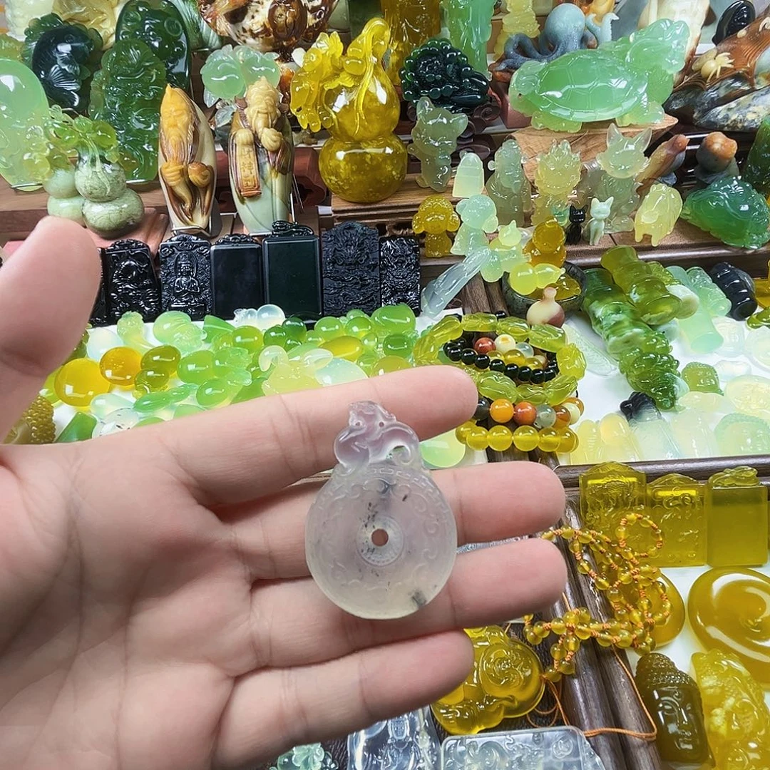 岫玉未镶嵌吊坠(不含链)