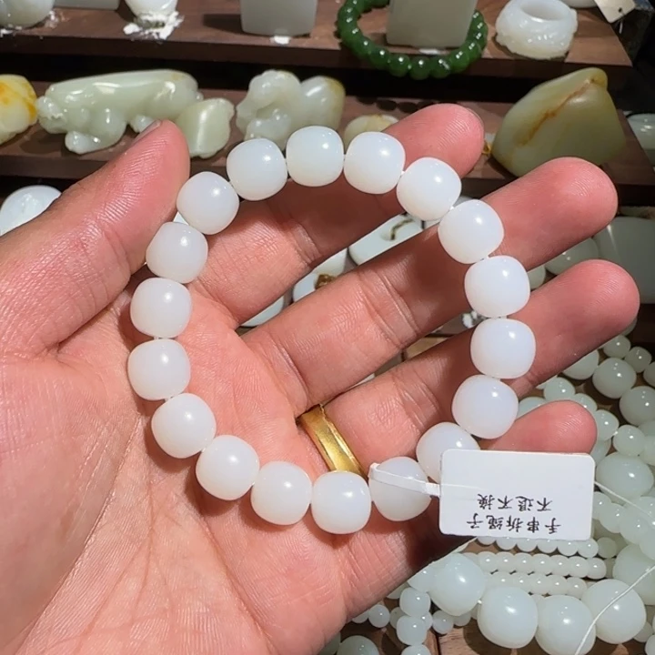 可***朵和田玉未镶嵌颈饰