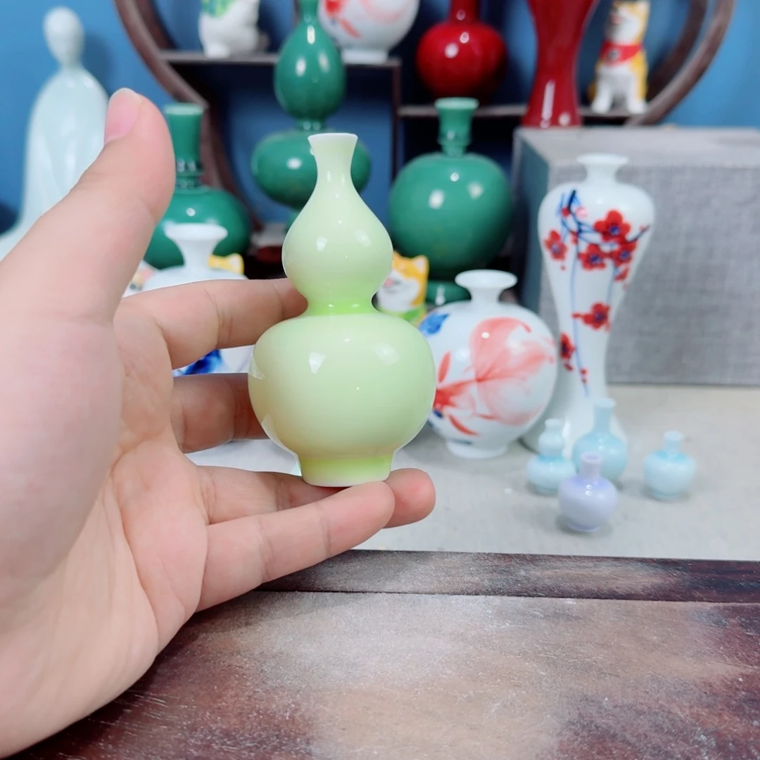 陶瓷手工小花器摆件