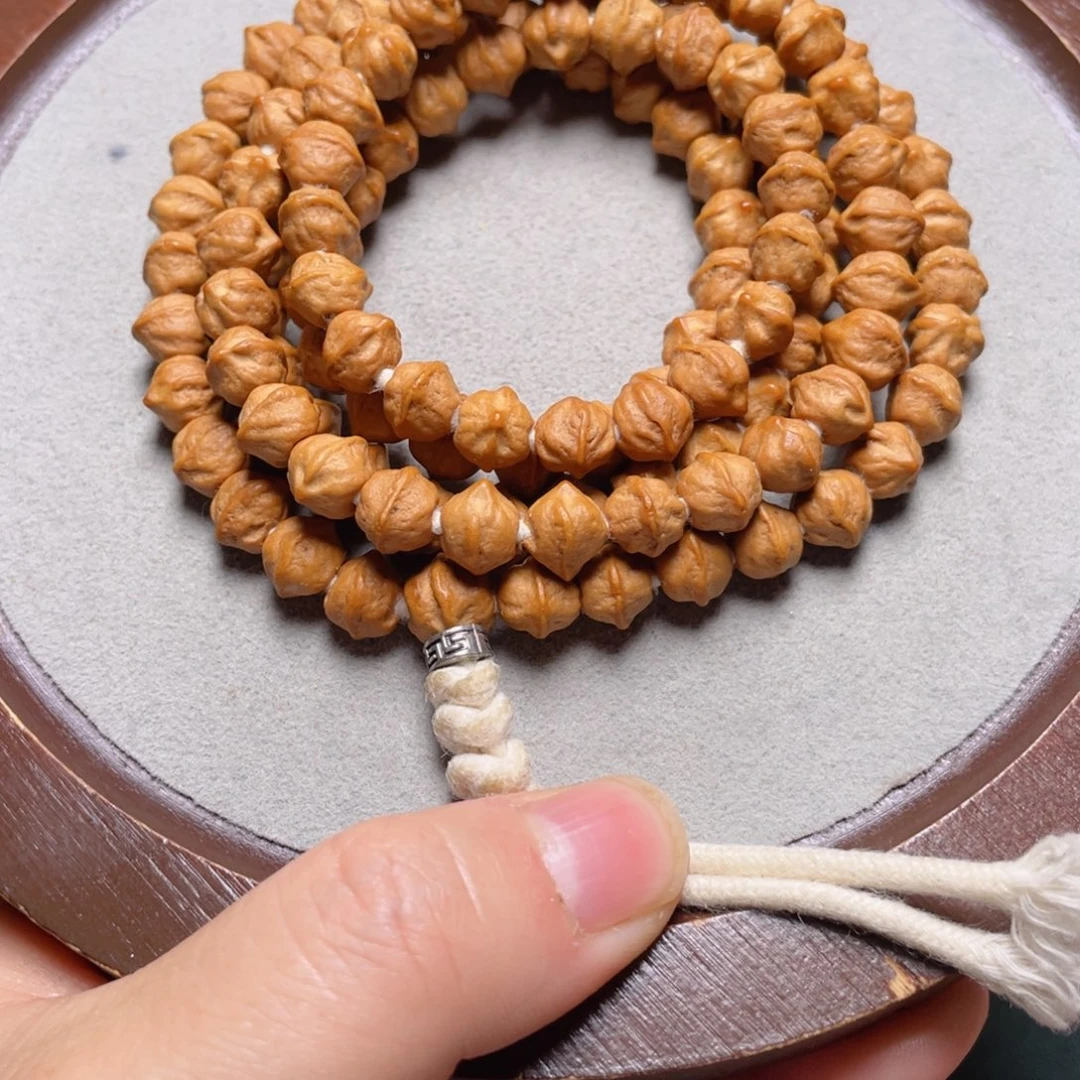 柏香籽/百香籽吊坠白芽横打长串