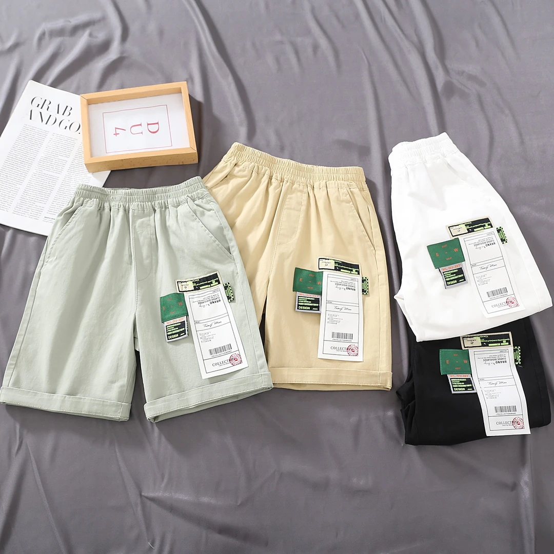 【DU4】童装纯棉短裤2su76夏季新款休闲短裤中大童百搭宽松工装短裤