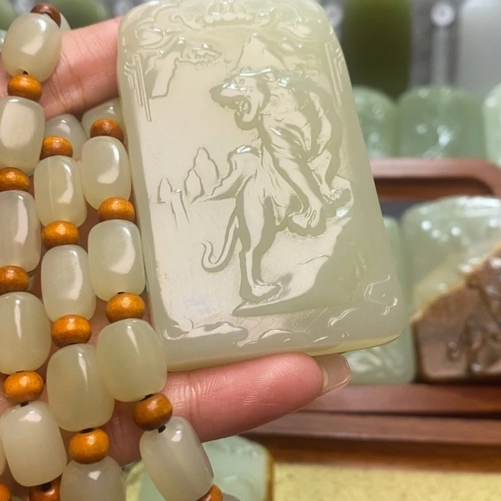 双面工山水虎守护