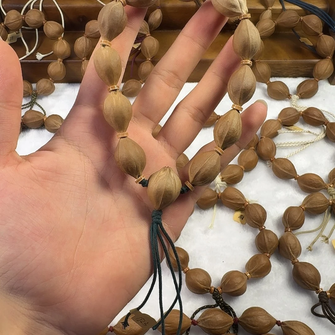 橄榄核手串/手链1523三面佛墨轩铁核