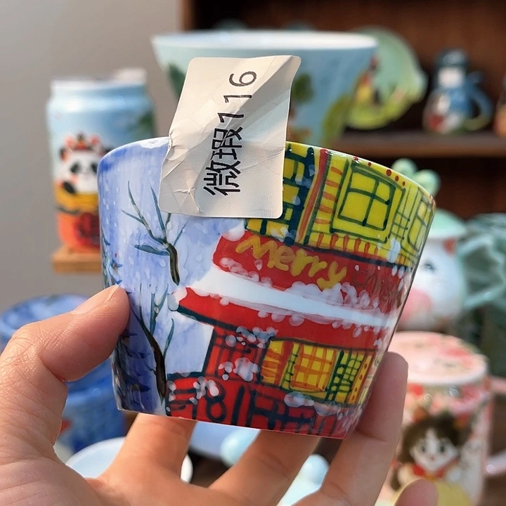 陶景德镇釉下手绘陶瓷