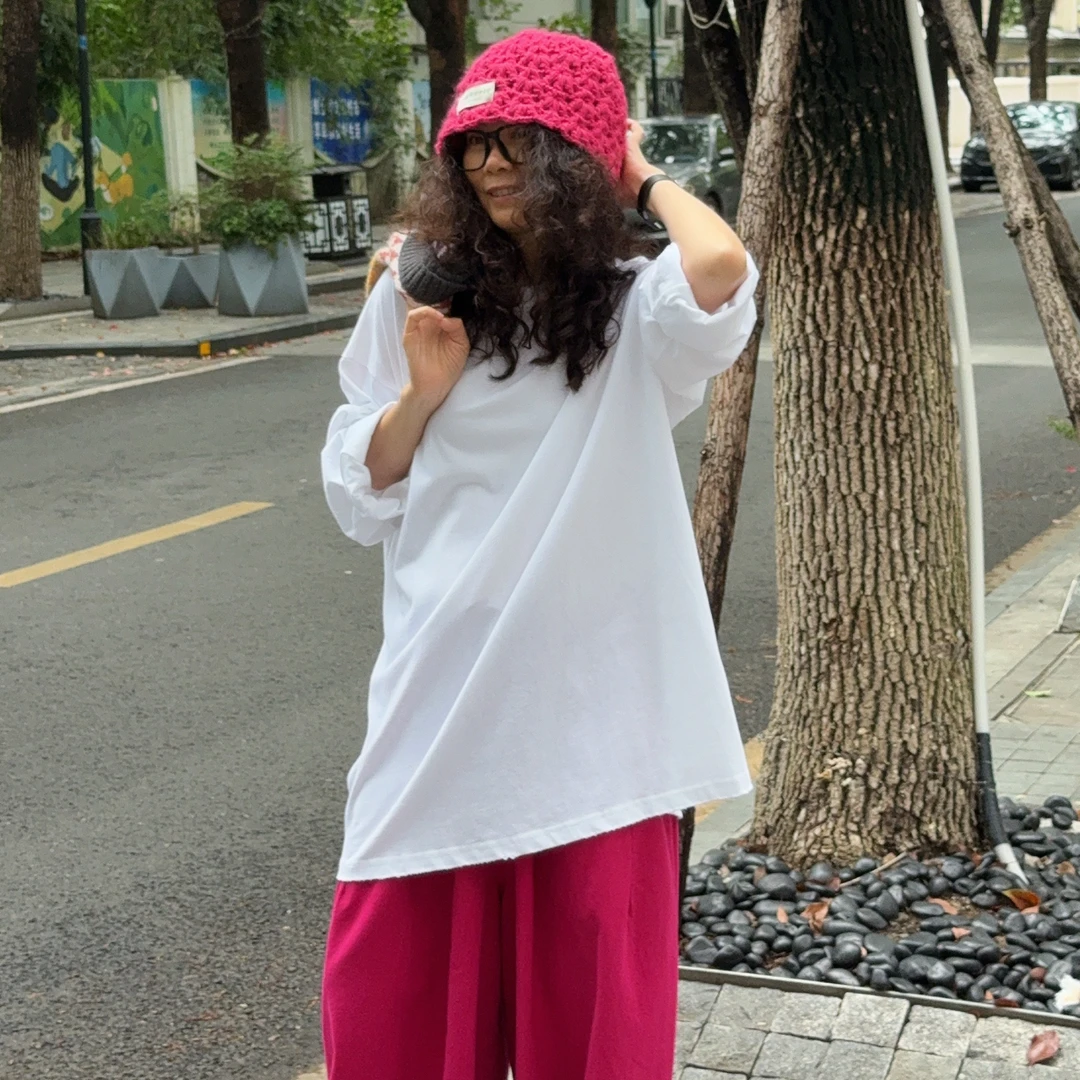 常规休闲风百搭款T恤圆领长袖
