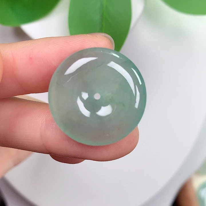 翡翠未镶嵌颈饰32/23-5.0mm