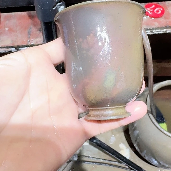 三***云茶壶紫砂坭兴陶柴烧