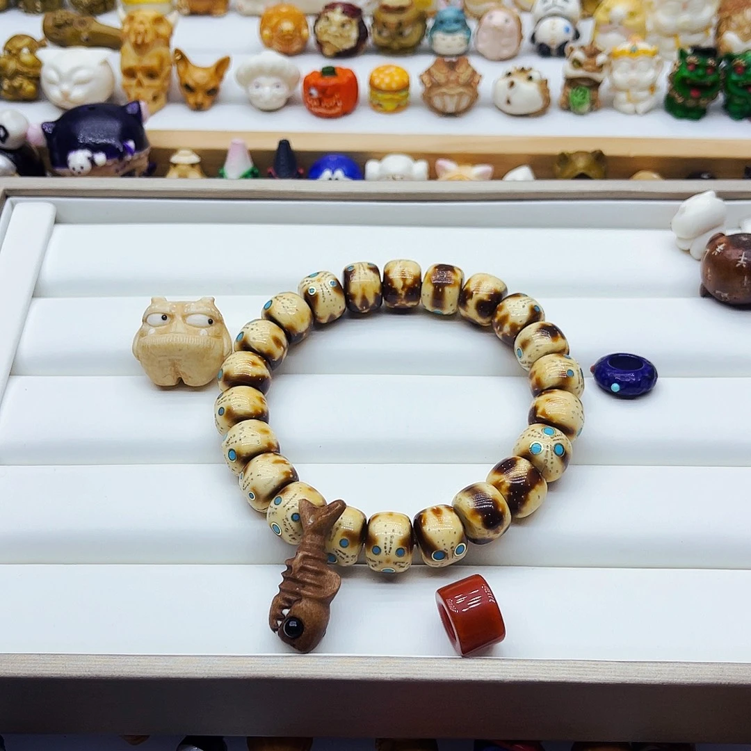 紫金鼠手串手工打磨手链