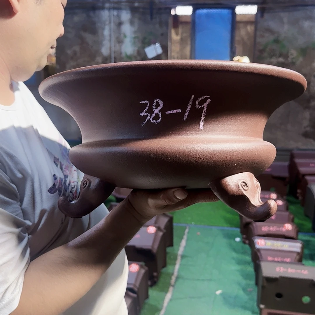 紫砂花盆紫砂花盆