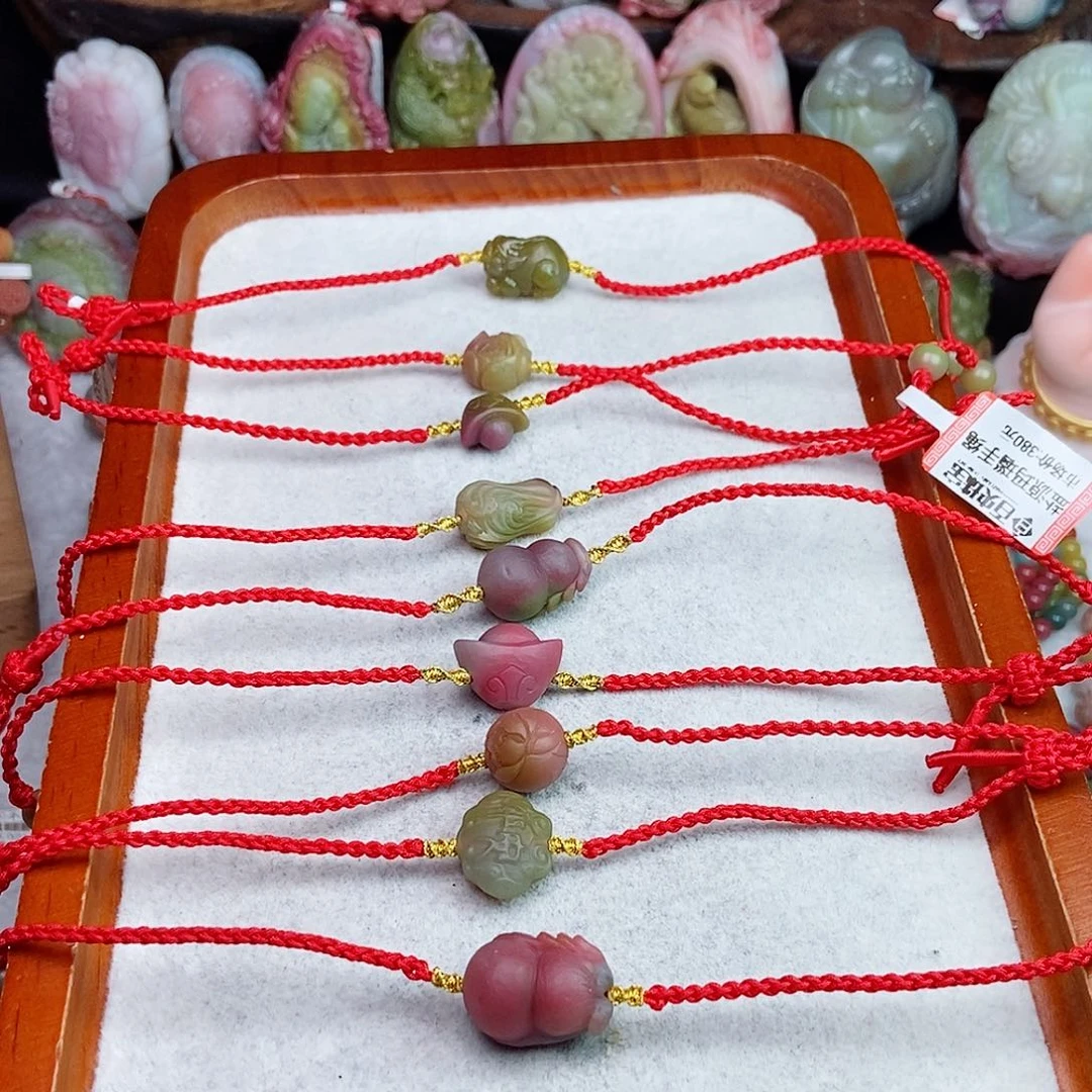 未镶嵌石英质玉（盐源）珠宝半成品