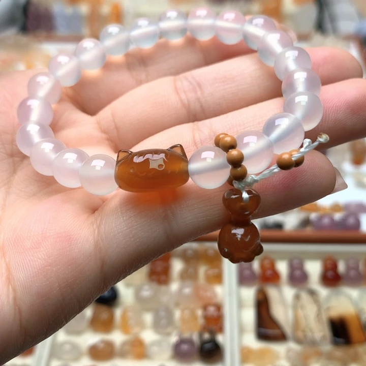 玛瑙/玉髓未镶嵌玛瑙手串