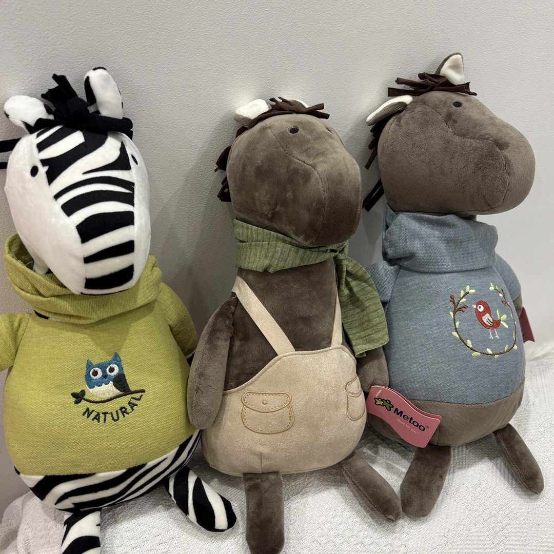 斑马玩偶家居色织提花萌趣玩偶系列