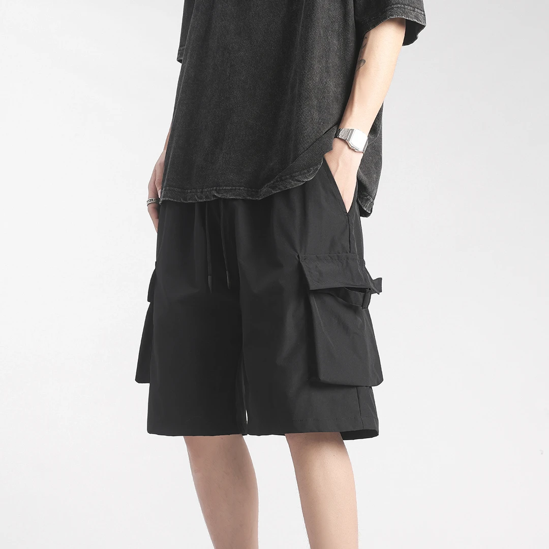 2025夏季新爆款五分裤直筒时尚宽松潮流高街复古百搭休闲短裤男