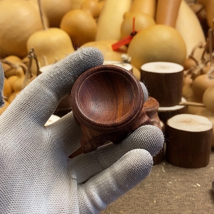 文玩葫芦 实木底座1