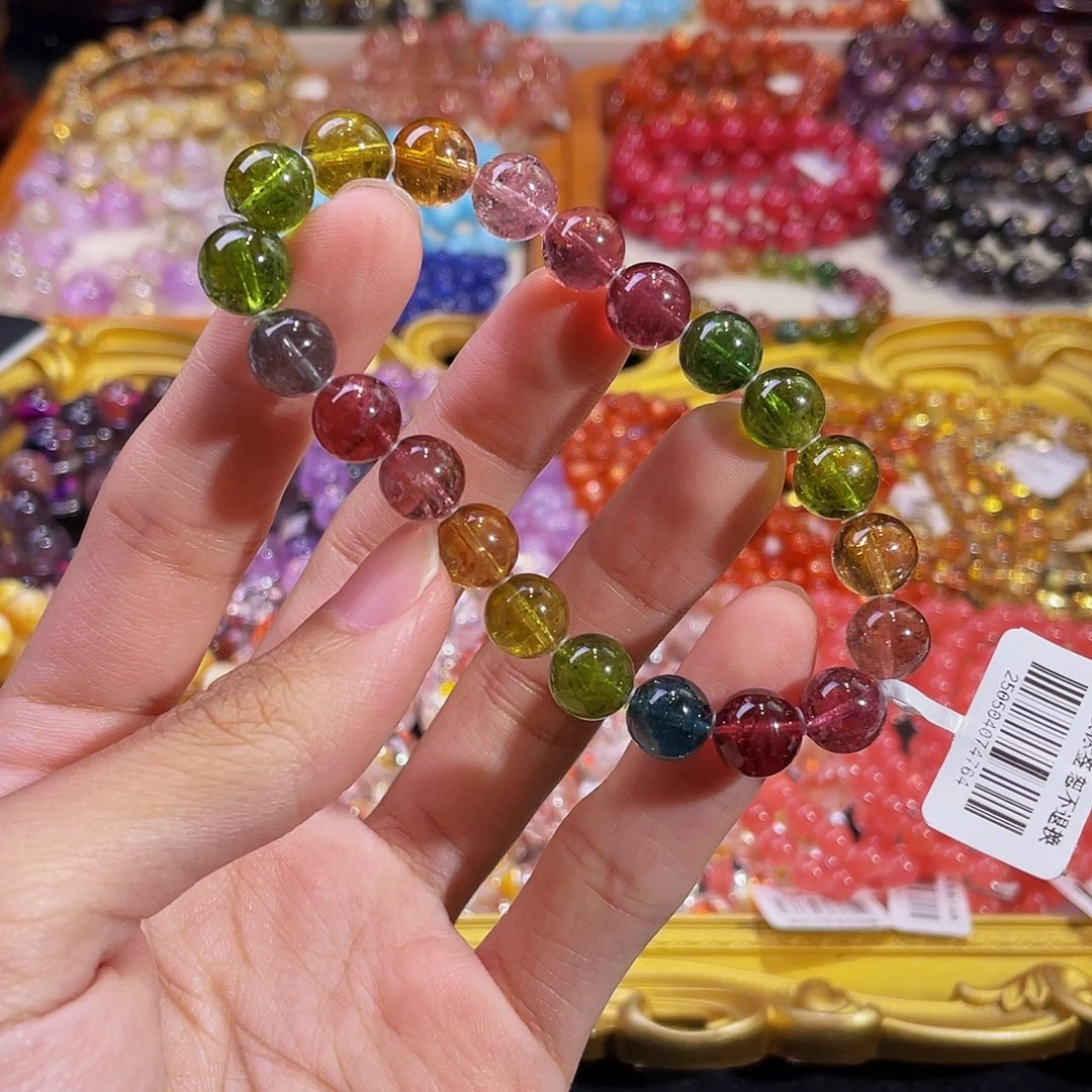 未镶嵌碧玺手链色标碧玺9.2