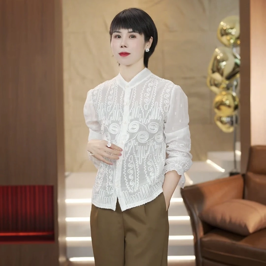 【渲渲推荐】1004春季时尚休闲纹理感衬衣