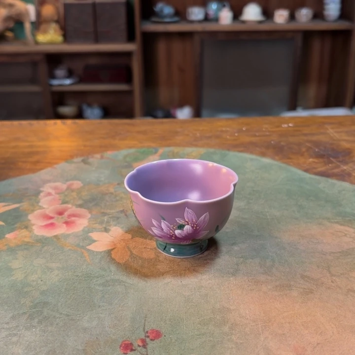 牵***星柴烧纯手工手绘陶瓷