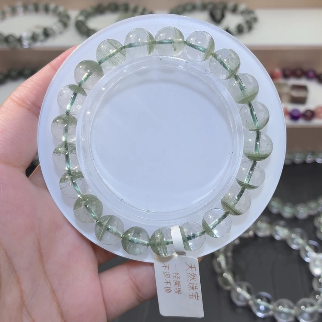 手链水晶未镶嵌13.绿幽灵9m