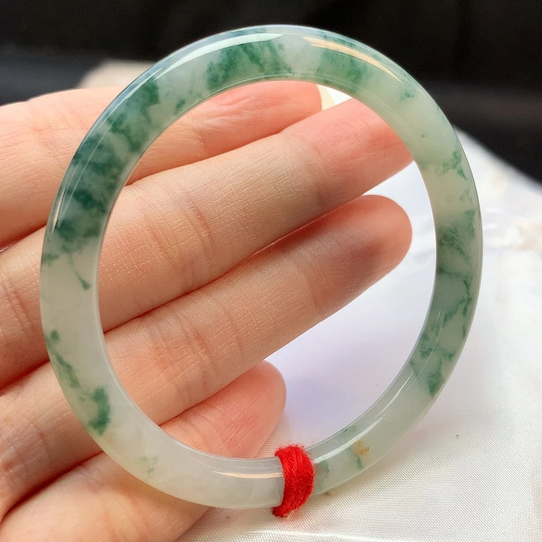 未镶嵌手镯翡翠51圆条882486