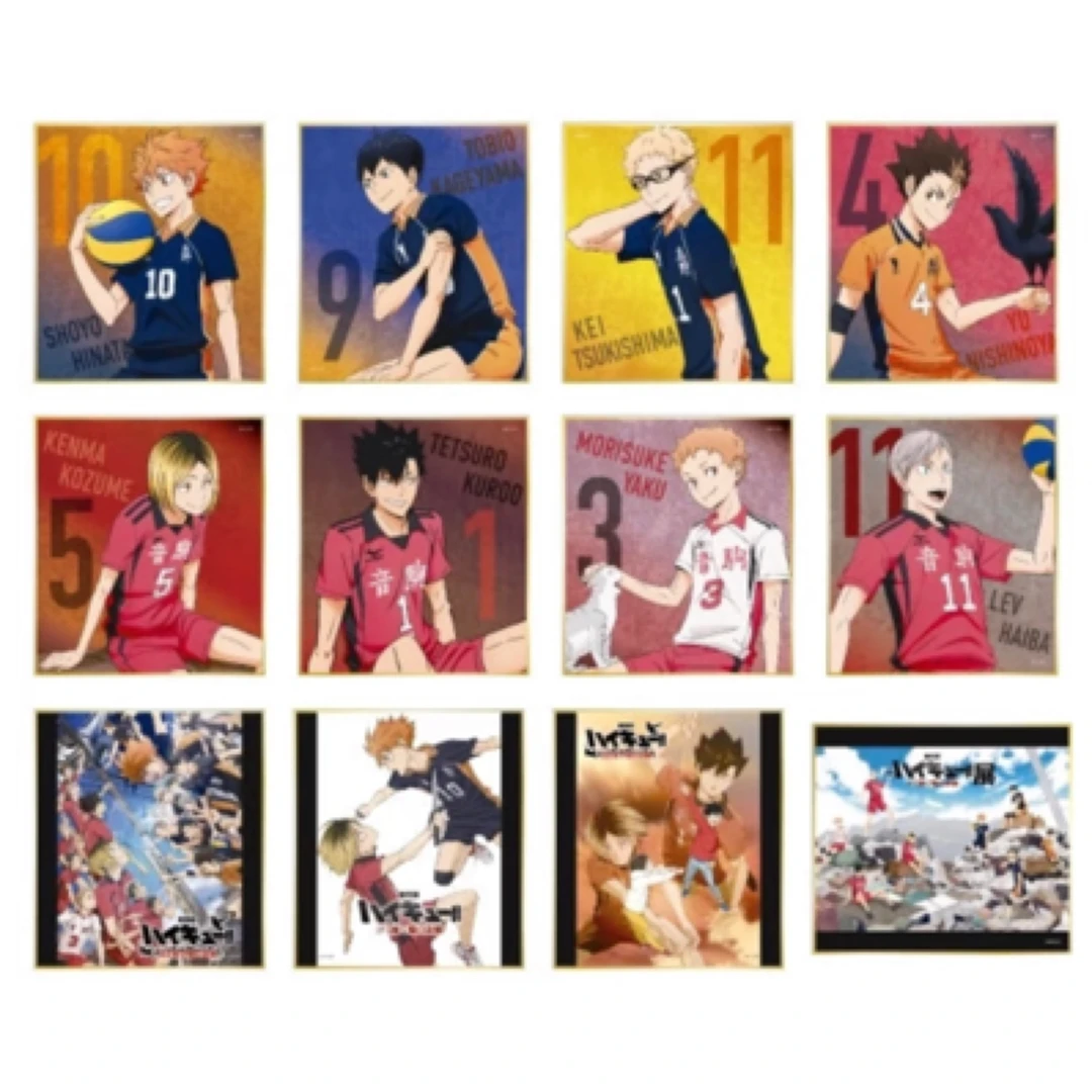 排球少年垃圾场决战东京展 吧唧/镭射票根/色纸