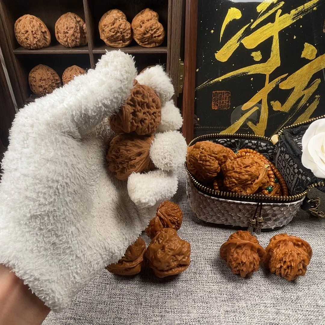 H***e吊坠文玩核桃36尺全品无修南疆