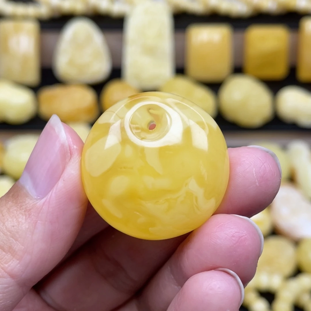 琥珀未镶嵌裸石琥珀蜜蜡