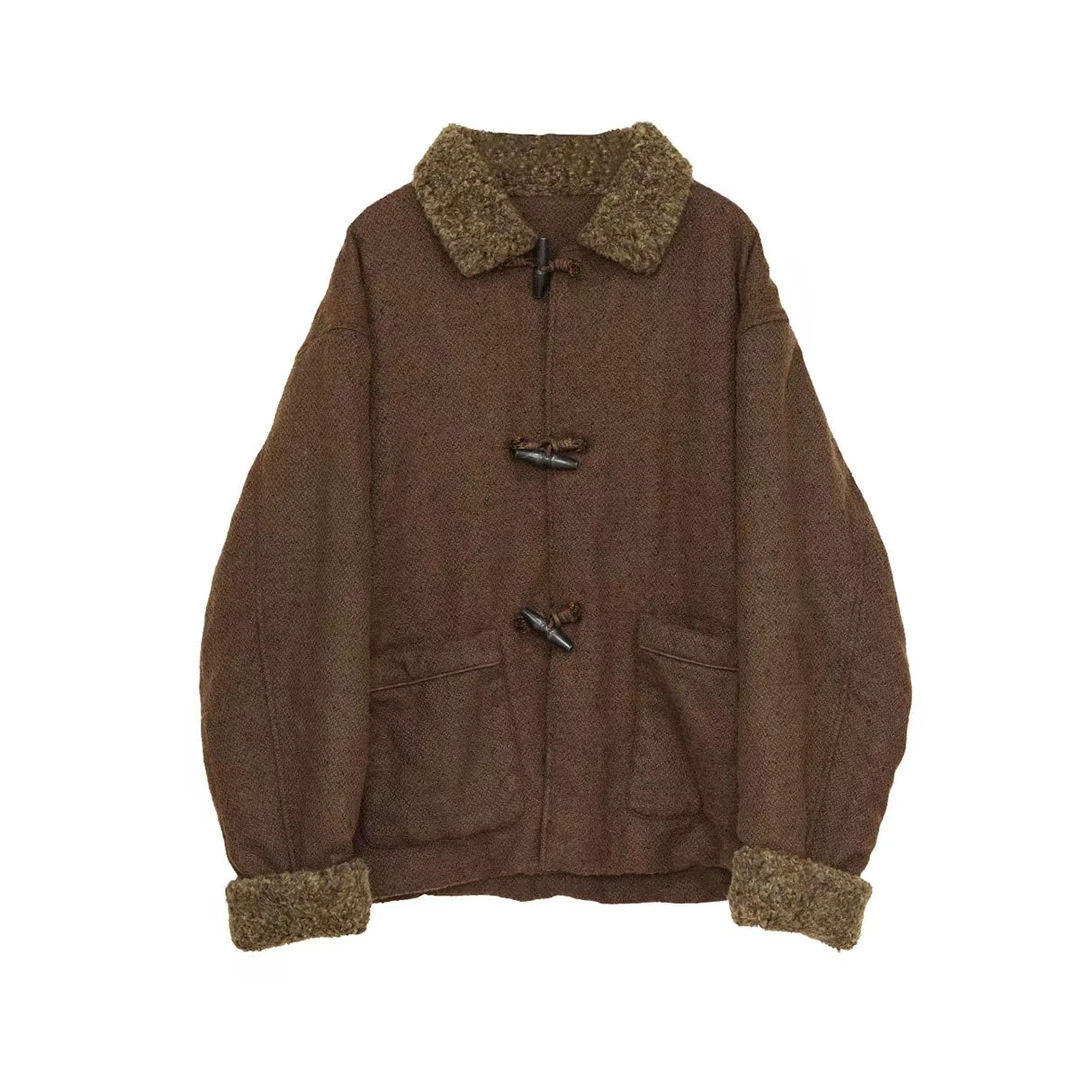 妝點家 云雾里  羊毛 尼龙  聚酯纤维  腈纶 短棉衣 Y24FW  3173