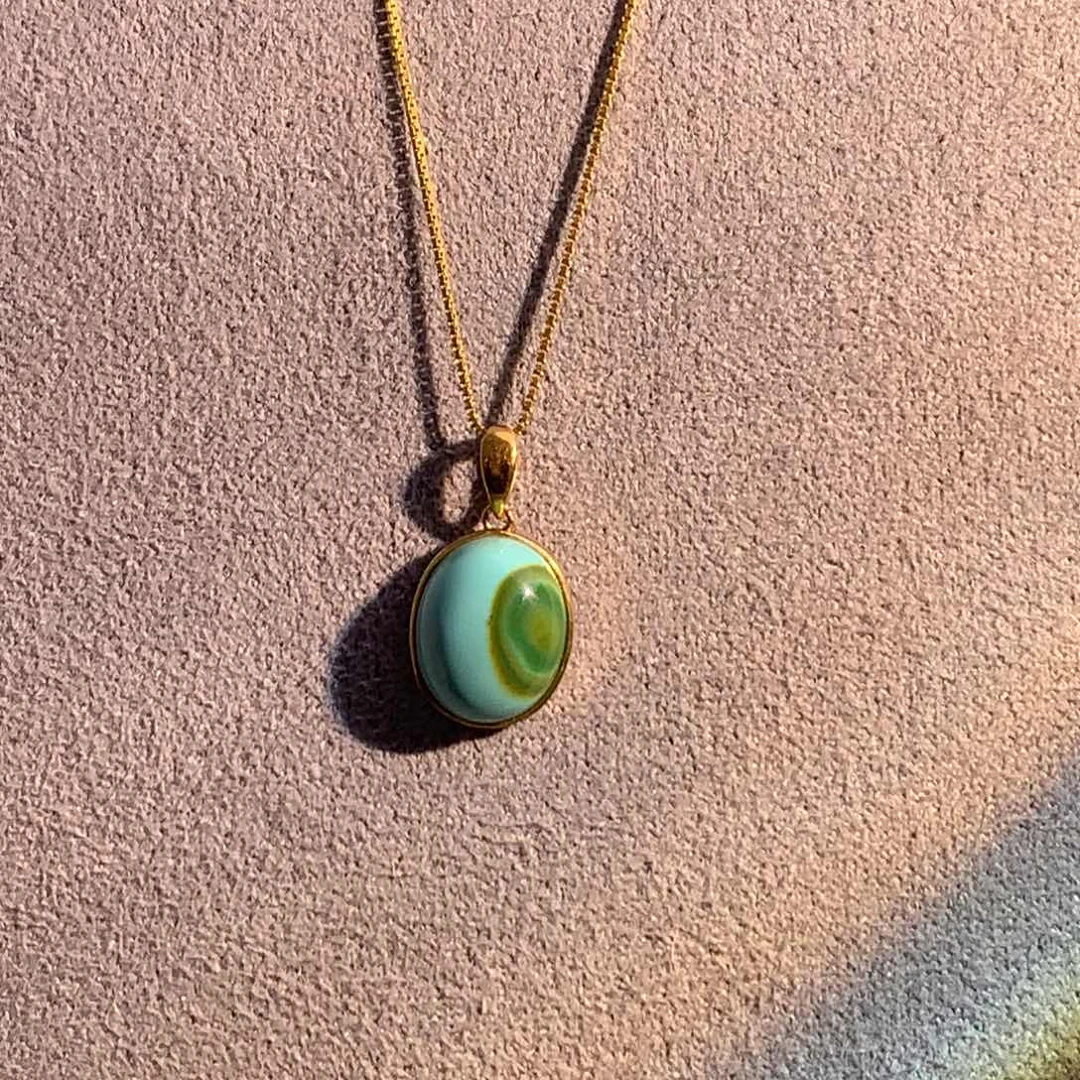 未镶嵌绿松石项链