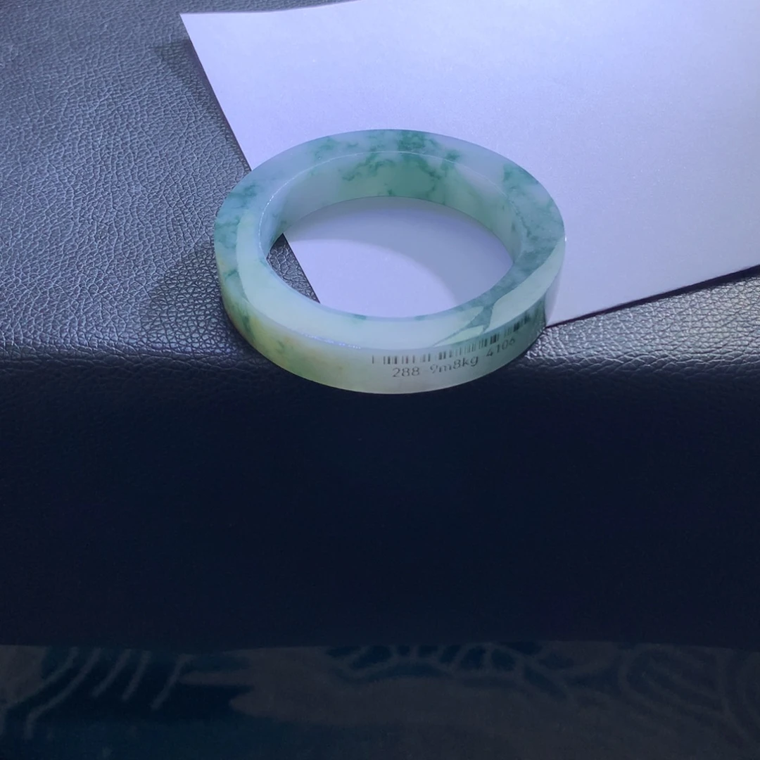 陈***滿定制翡翠未镶嵌手镯