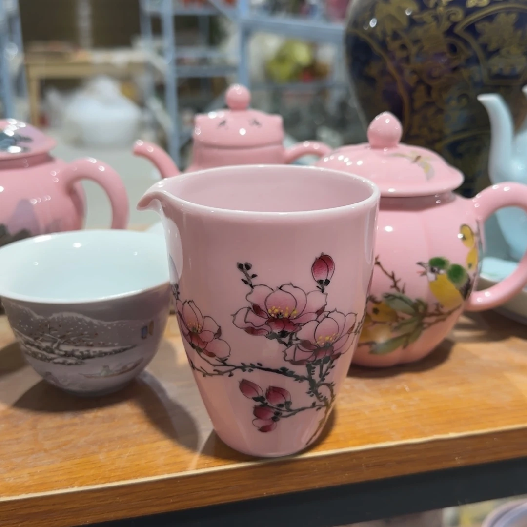 手绘瓷器，全部处理