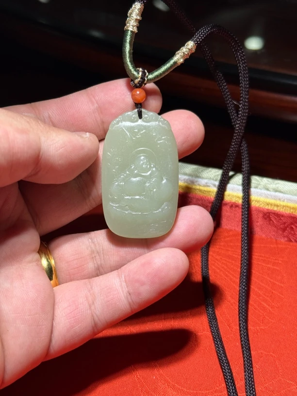 和田玉佛牌，多样性随机发拍一发一g136