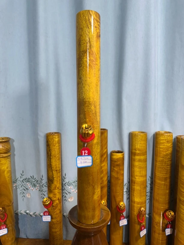 12号黄金樟水咽筒家居摆件