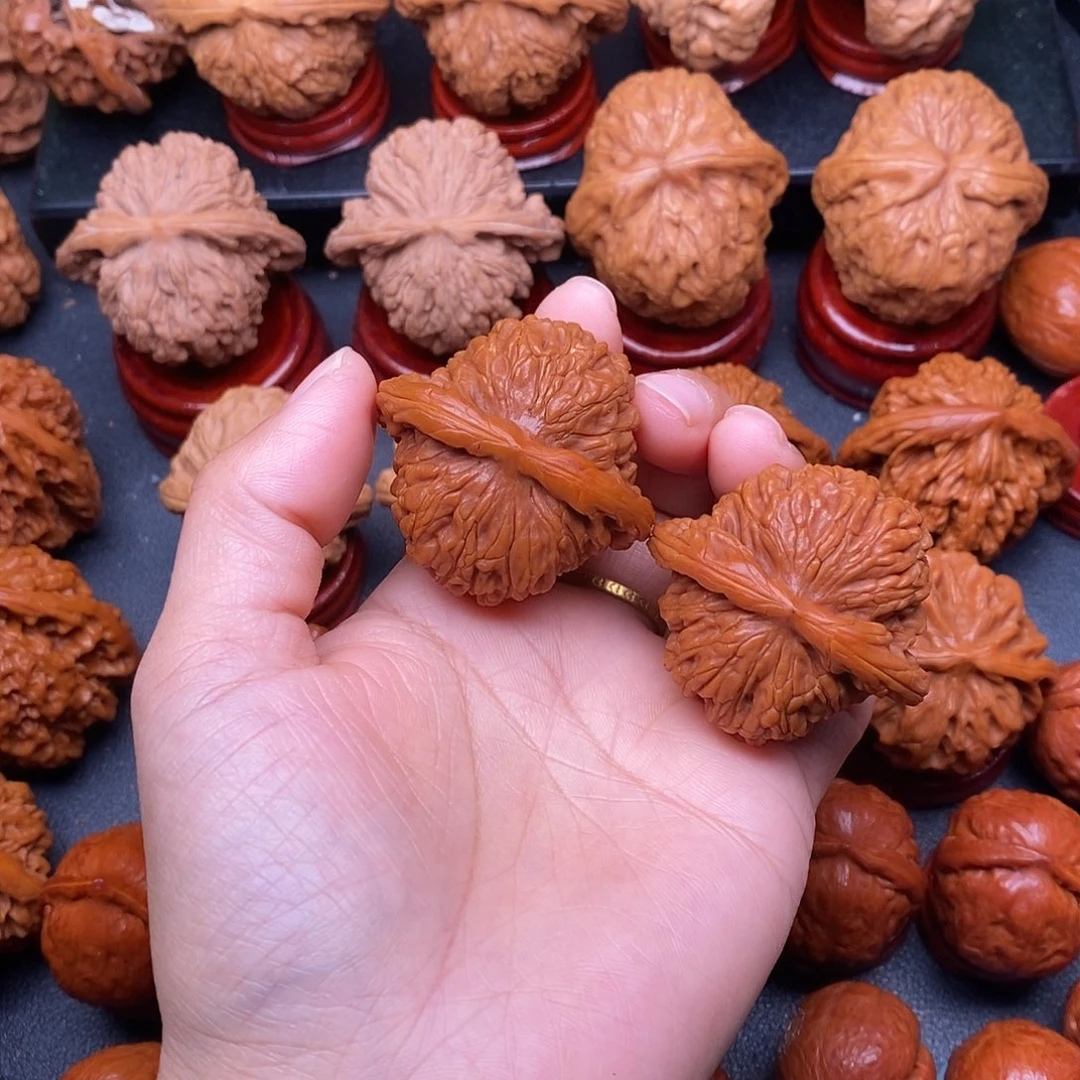 文玩核桃把件43四座楼