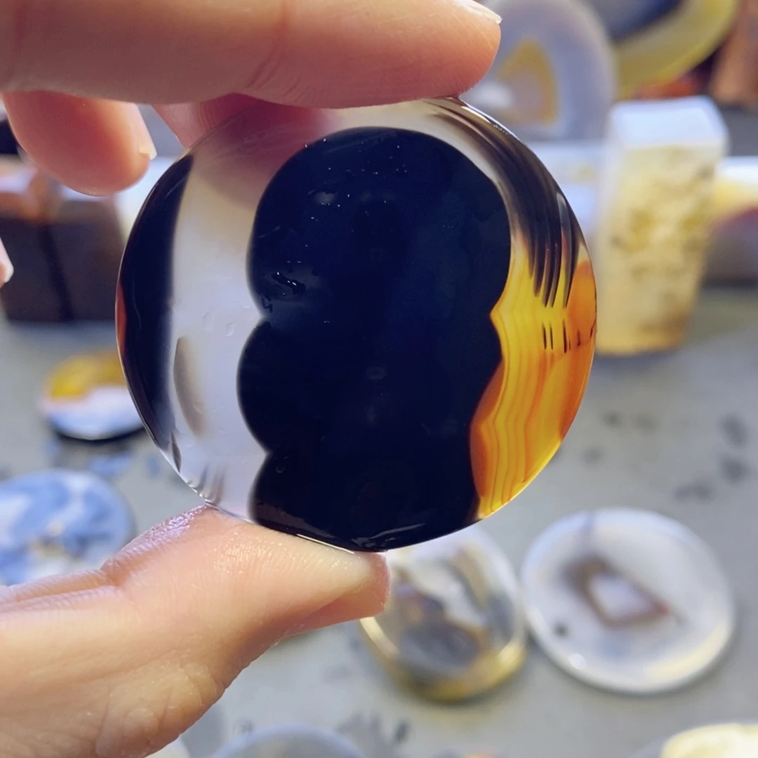 玛瑙/玉髓颈饰未镶嵌编号52