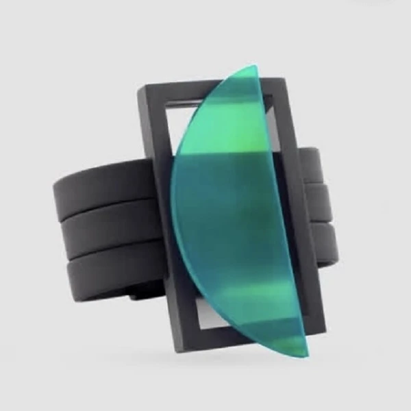 铜合金手镯 法国O*N绿色手镯华丽时尚百搭个性气质小众