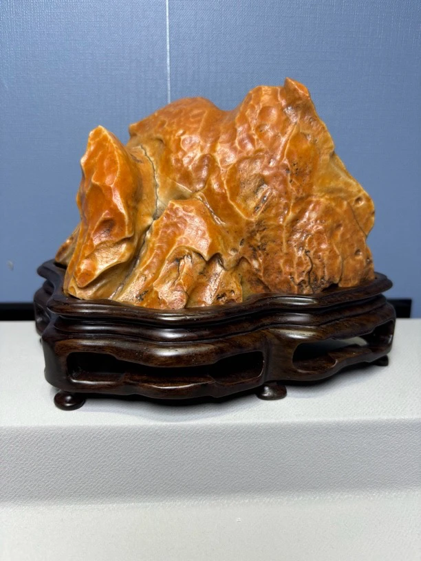 阿拉善天然戈壁奇石摆件