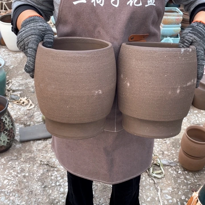 紫砂花盆口18高23正品正品