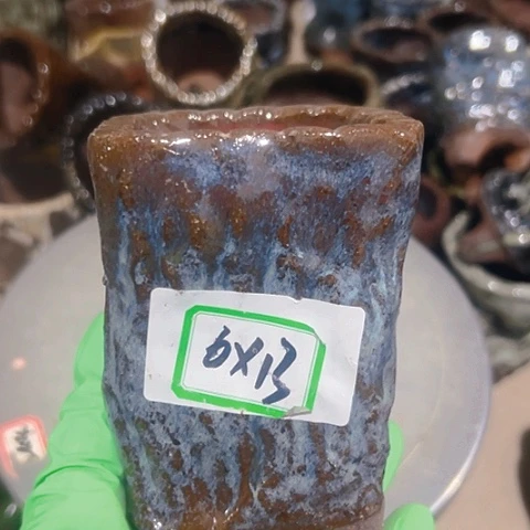 红陶粗陶花盆手工