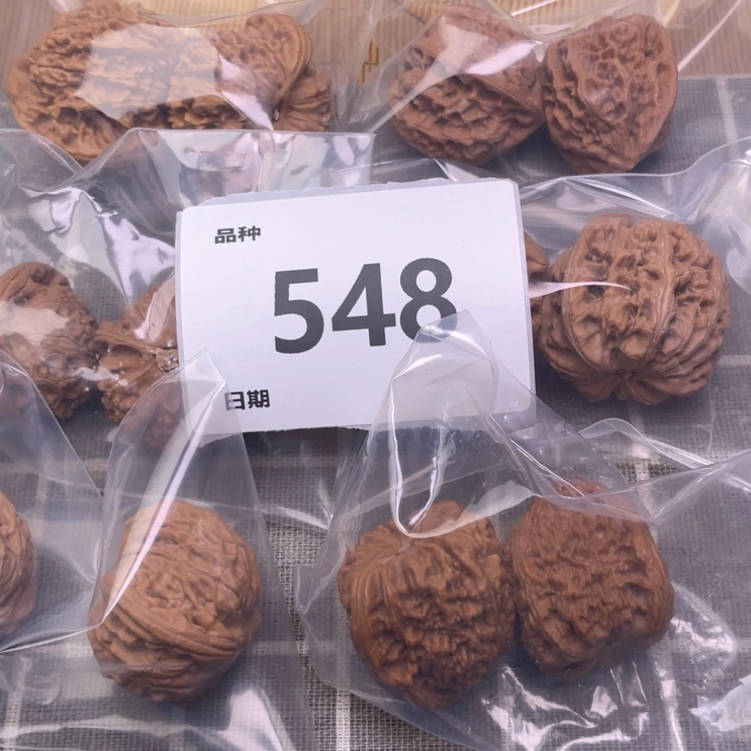把件文玩核桃548号6对带练手粗筋
