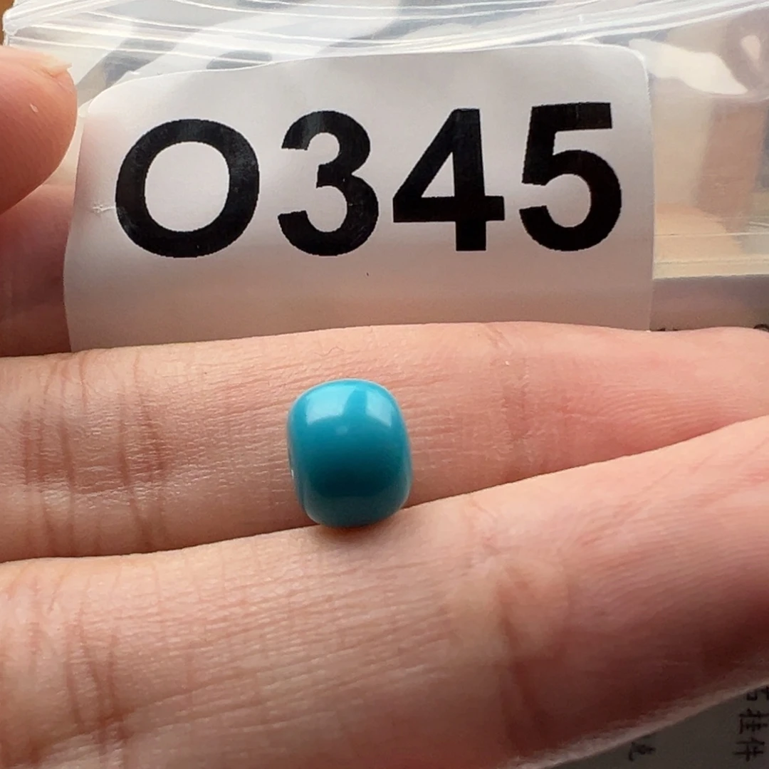 绿松石未镶嵌珠宝奇石高瓷蓝卡7.9老型