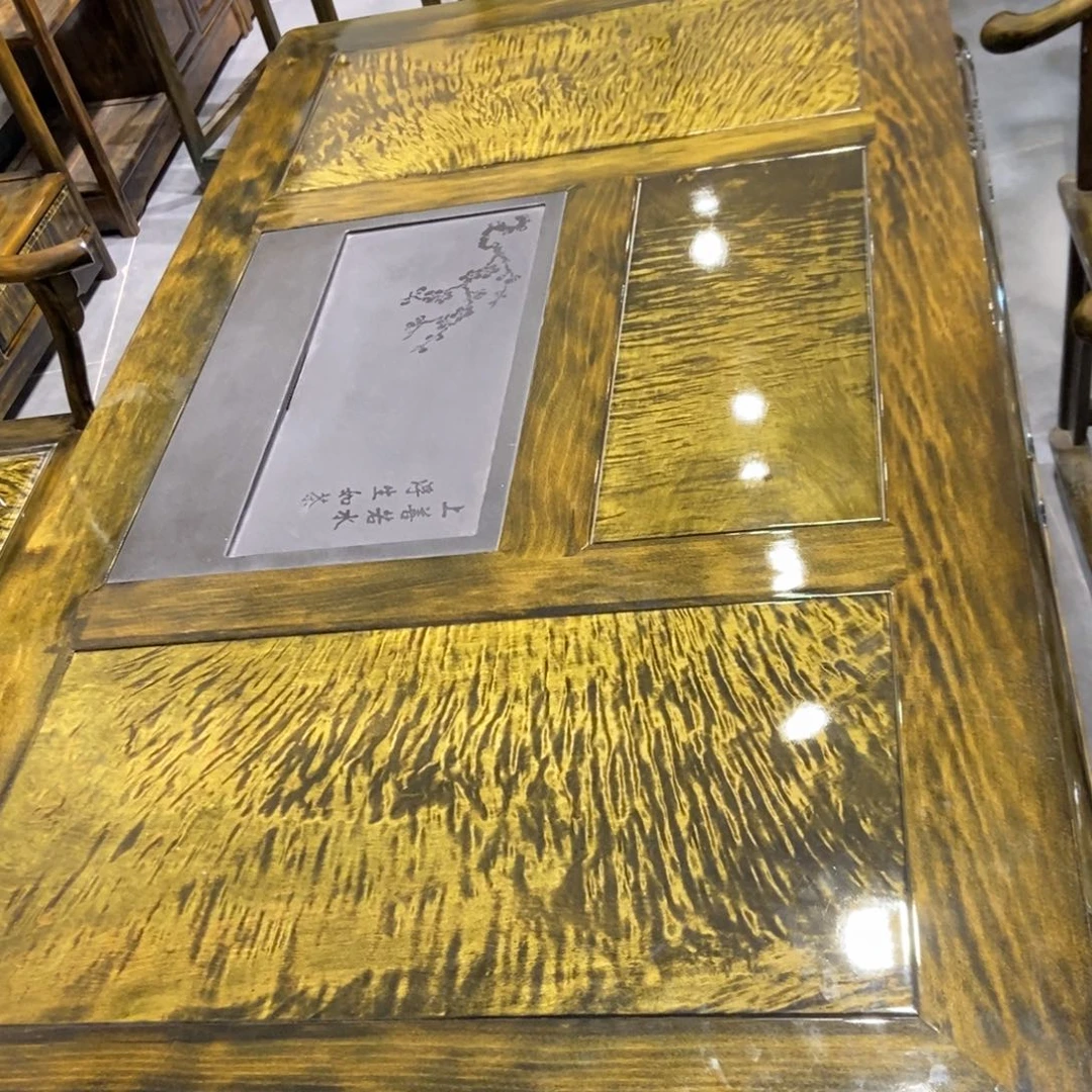 楠木茶桌七件套1.58米