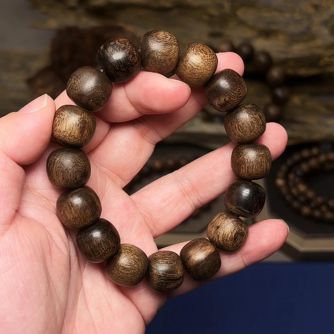 手串沉香越南芽庄白棋楠瘤疤13×14