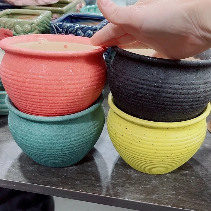 多肉陶瓷花盆满10元包邮